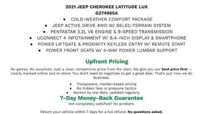 2021 Jeep Cherokee Latitude Lux 4x4