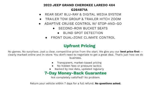2023 Jeep Grand Cherokee L Laredo 4x4