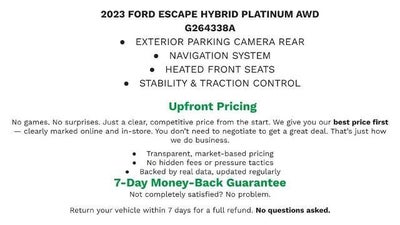 2023 Ford Escape Platinum