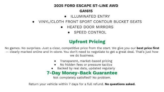 2025 Ford Escape Base