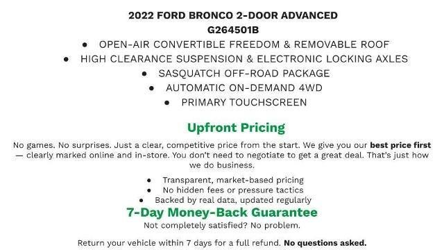 2022 Ford Bronco Base