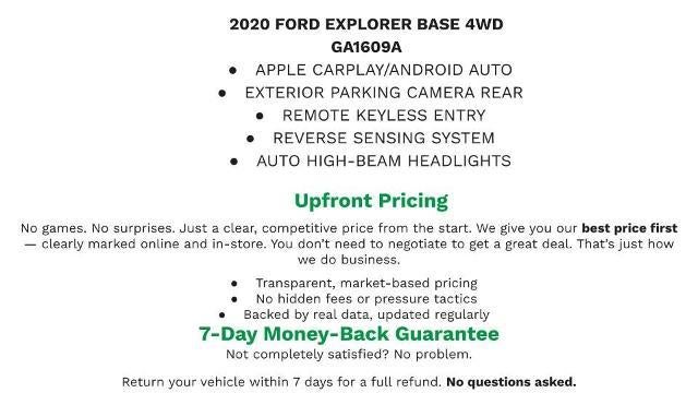 2020 Ford Explorer Base