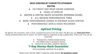 2023 Chevrolet Corvette Stingray 2LT