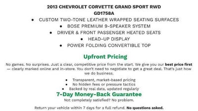 2013 Chevrolet Corvette Grand Sport Grand Sport 4LT