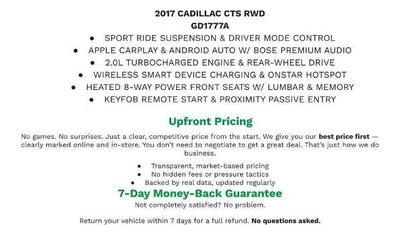 2017 Cadillac CTS RWD