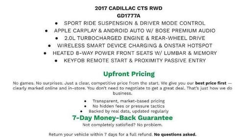 2017 Cadillac CTS RWD