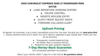 2025 Chevrolet Express Passenger 1LT