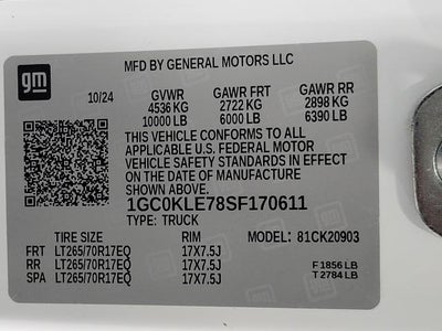 2025 Chevrolet Silverado 2500 HD WT