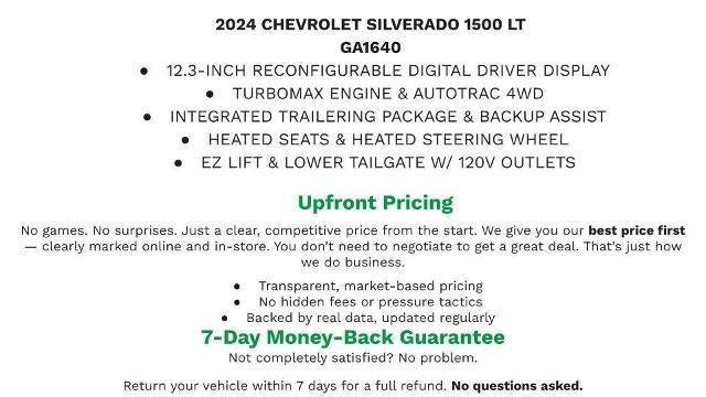 2024 Chevrolet Silverado 1500 LT (2FL)
