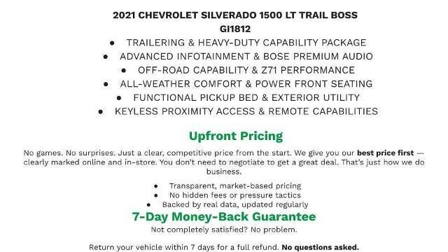 2021 Chevrolet Silverado 1500 LT Trail Boss