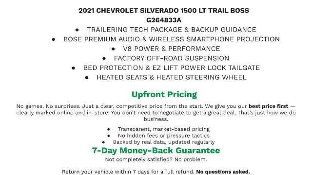 2021 Chevrolet Silverado 1500 LT Trail Boss