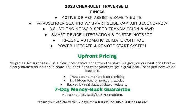 2023 Chevrolet Traverse LT Cloth