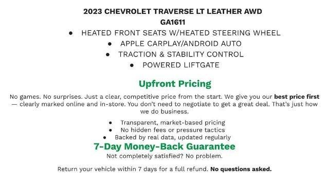2023 Chevrolet Traverse LT Leather