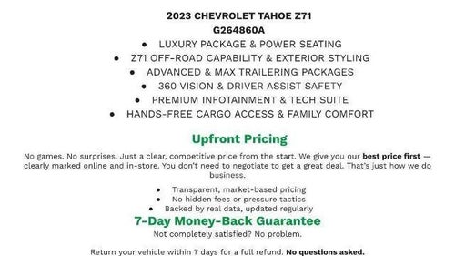 2023 Chevrolet Tahoe Z71