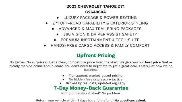 2023 Chevrolet Tahoe Z71