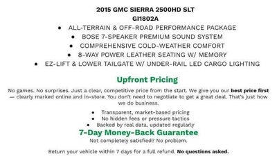 2015 GMC Sierra 2500 HD SLT