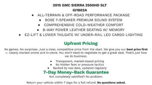 2015 GMC Sierra 2500 HD SLT