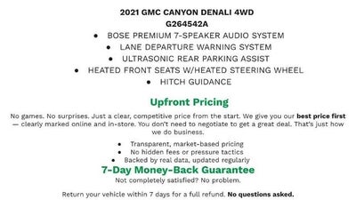 2021 GMC Canyon 4WD Denali