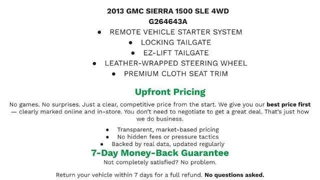 2013 GMC Sierra 1500 SLE