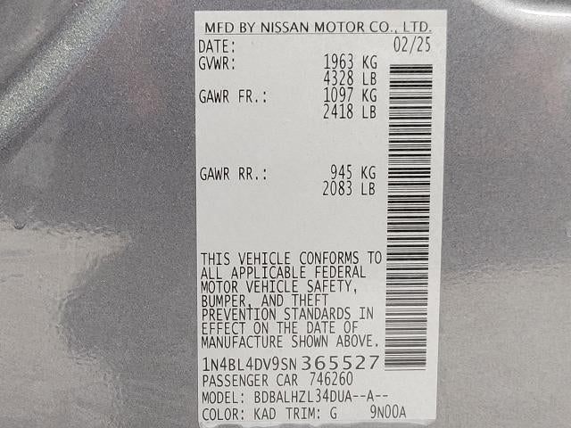 2025 Nissan Altima SV