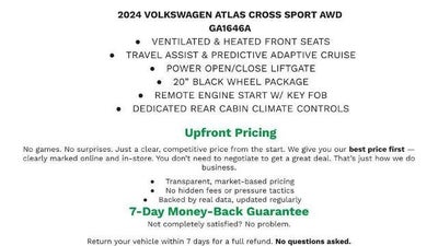 2024 Volkswagen Atlas Cross Sport 2.0T SE w/Technology