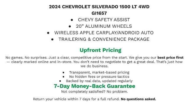 2024 Chevrolet Silverado 1500 LT (2FL)