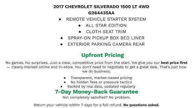 2017 Chevrolet Silverado 1500 LT