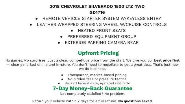 2018 Chevrolet Silverado 1500 LTZ