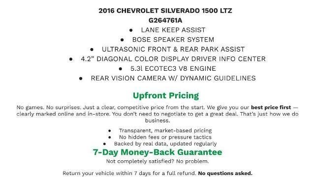 2016 Chevrolet Silverado 1500 LTZ