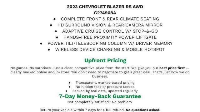 2023 Chevrolet Blazer RS