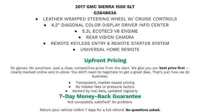 2017 GMC Sierra 1500 SLT