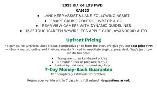 2025 Kia K4 LXS