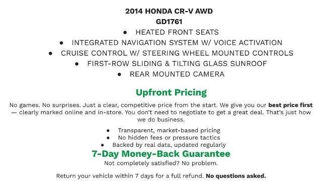 2014 Honda CR-V Base
