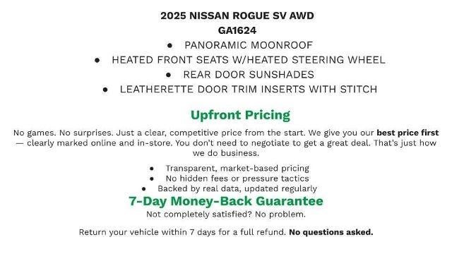 2025 Nissan Rogue SV