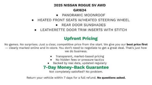 2025 Nissan Rogue SV