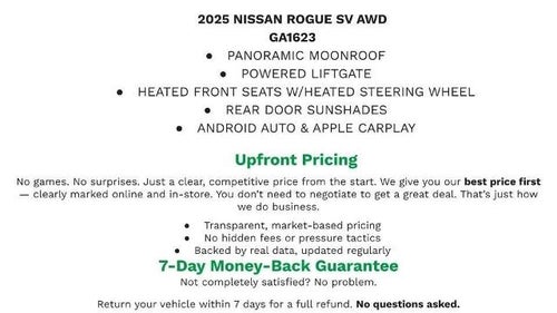 2025 Nissan Rogue SV