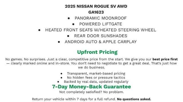 2025 Nissan Rogue SV