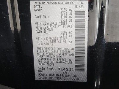 2025 Nissan Rogue SV