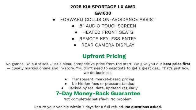 2025 Kia Sportage LX