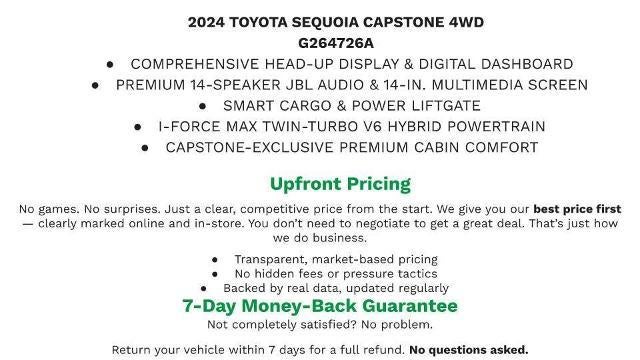2024 Toyota Sequoia Capstone