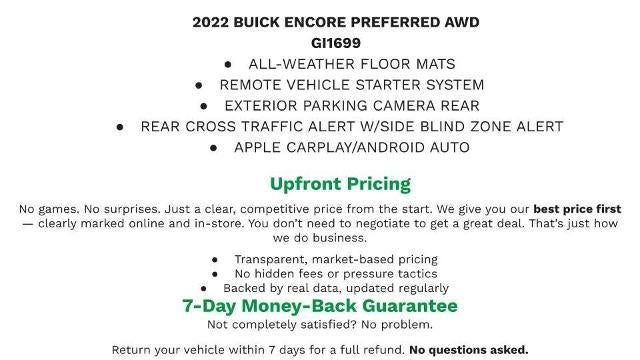 2022 Buick Encore Preferred
