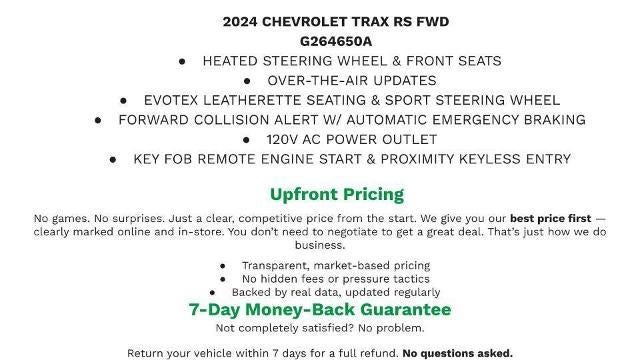 2024 Chevrolet Trax 2RS