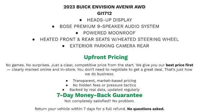 2023 Buick Envision Avenir