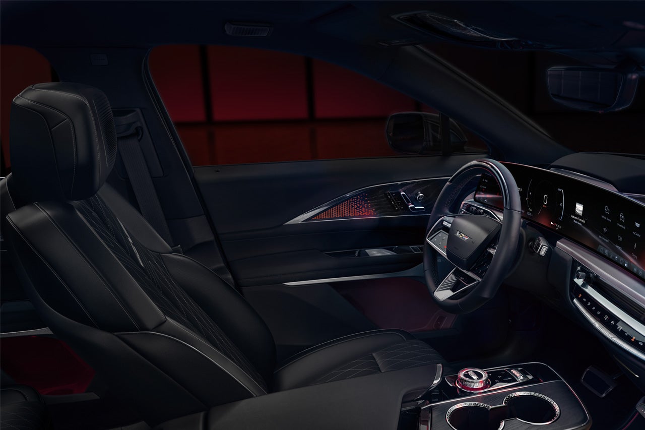 The 2025 Cadillac XT4 Front Interior Cabin and Middle Console Controls
